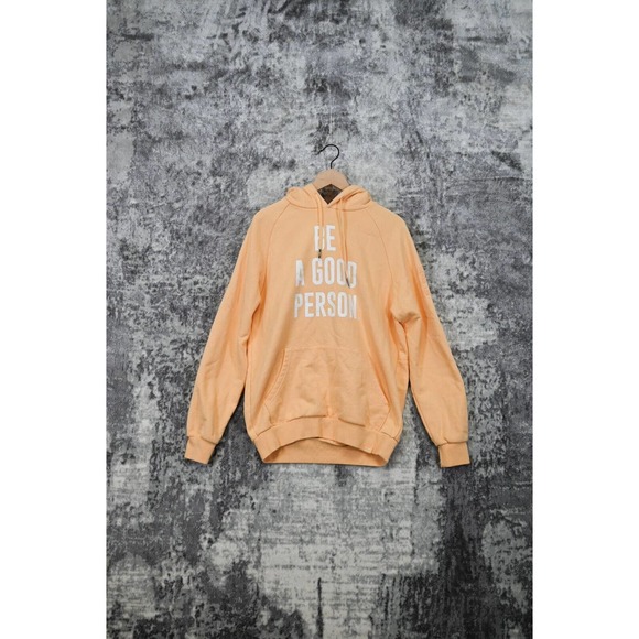 Be A Good Person Other - Be A Good Person Orange Pullover Hoodie Sweatshirt